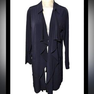 Susan Graver Liquid Knit Waterfall Jacket
